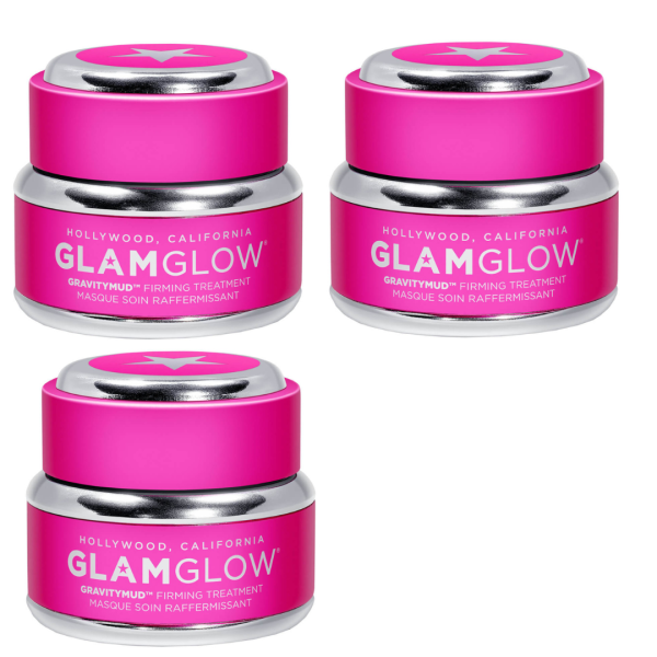 3 Pcs GlamGlow Gravitymud Firming Treatment – Pink
