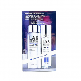Lab Series Men's Max LS Skin Recharging Water & Power V Lifting Lotion Set 8.4 fl oz