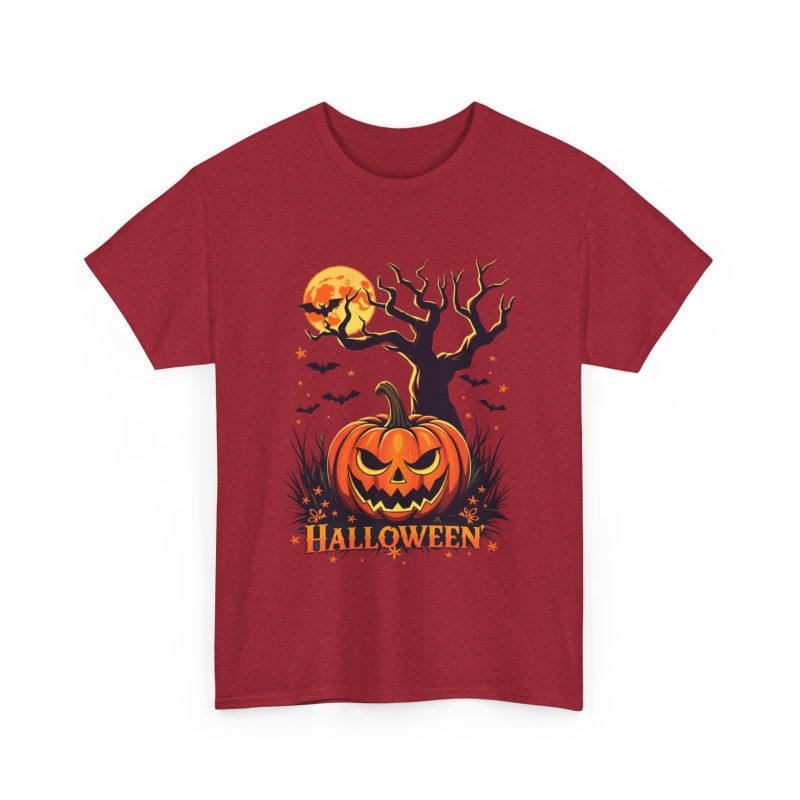 Pumpkin Party Halloween Unisex Heavy Cotton Tee - Image 47