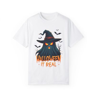 Halloween It Real Unisex Garment-Dyed T-shirt