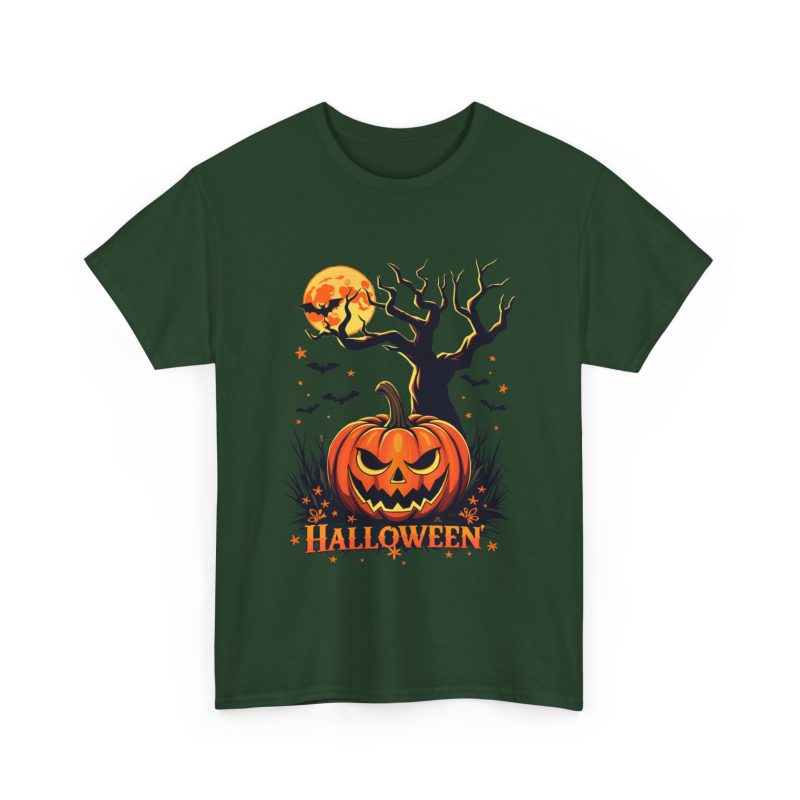 Pumpkin Party Halloween Unisex Heavy Cotton Tee - Image 23