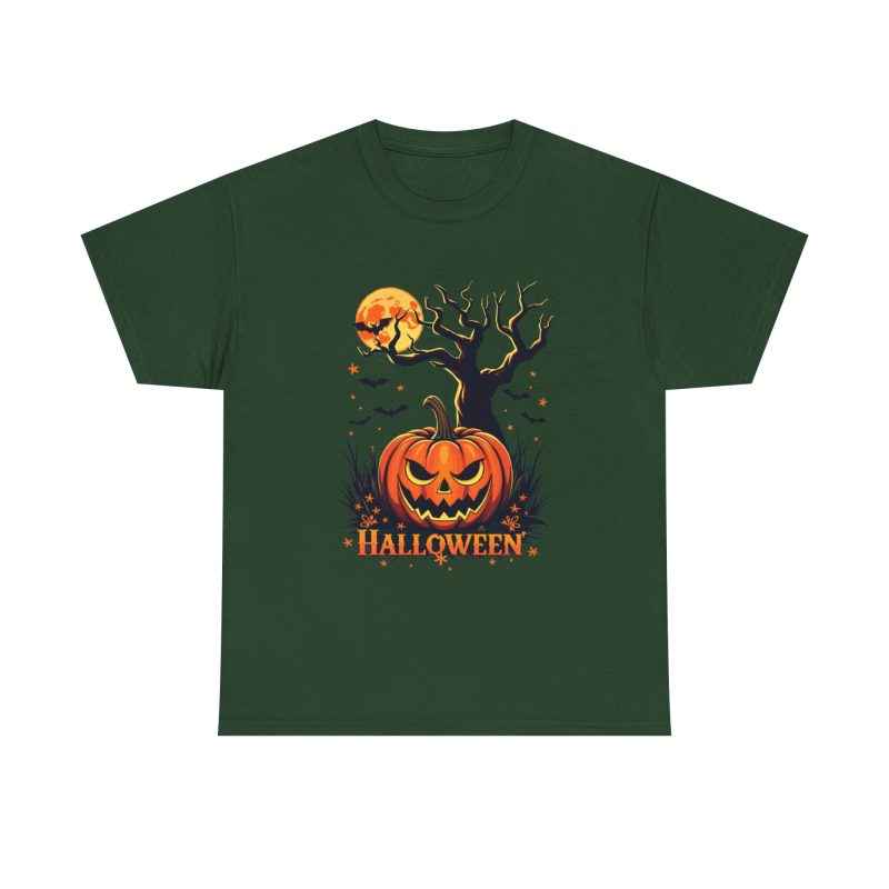 Pumpkin Party Halloween Unisex Heavy Cotton Tee - Image 21