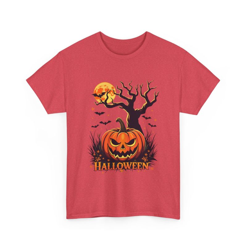 Pumpkin Party Halloween Unisex Heavy Cotton Tee - Image 43