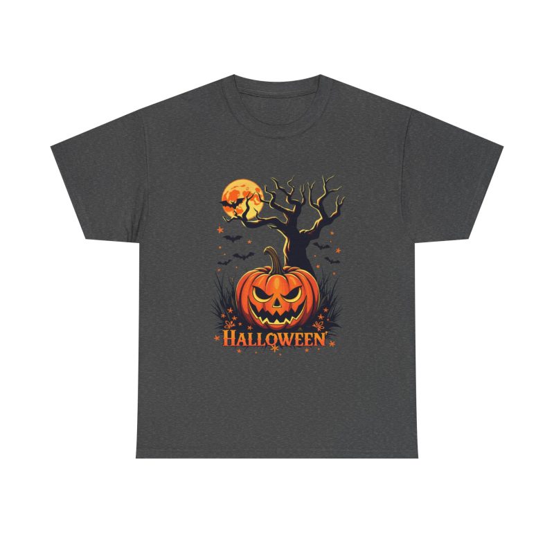 Pumpkin Party Halloween Unisex Heavy Cotton Tee - Image 29