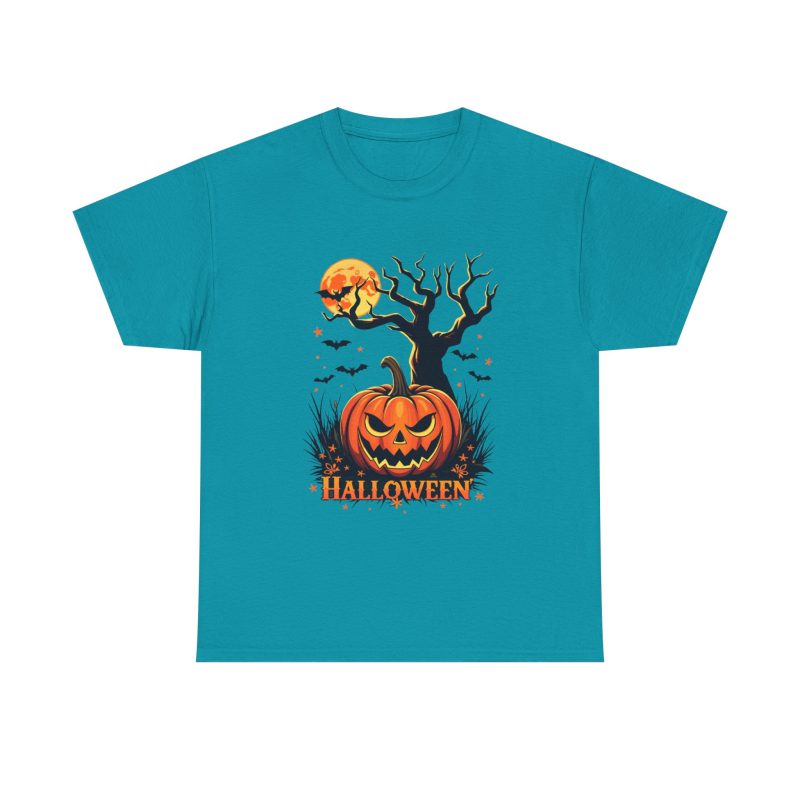 Pumpkin Party Halloween Unisex Heavy Cotton Tee - Image 33