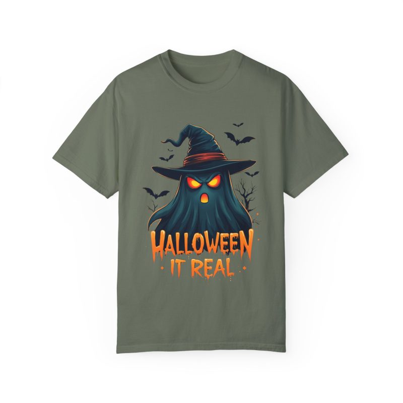 Halloween It Real Unisex Garment-Dyed T-shirt - Image 29