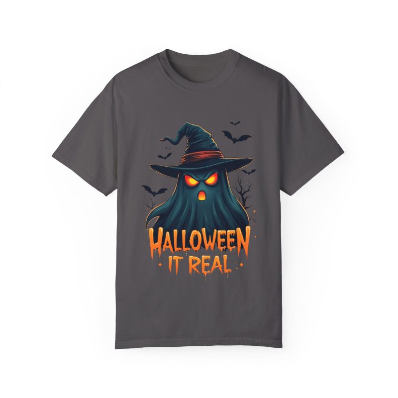 Halloween It Real Unisex Garment-Dyed T-shirt - Image 53