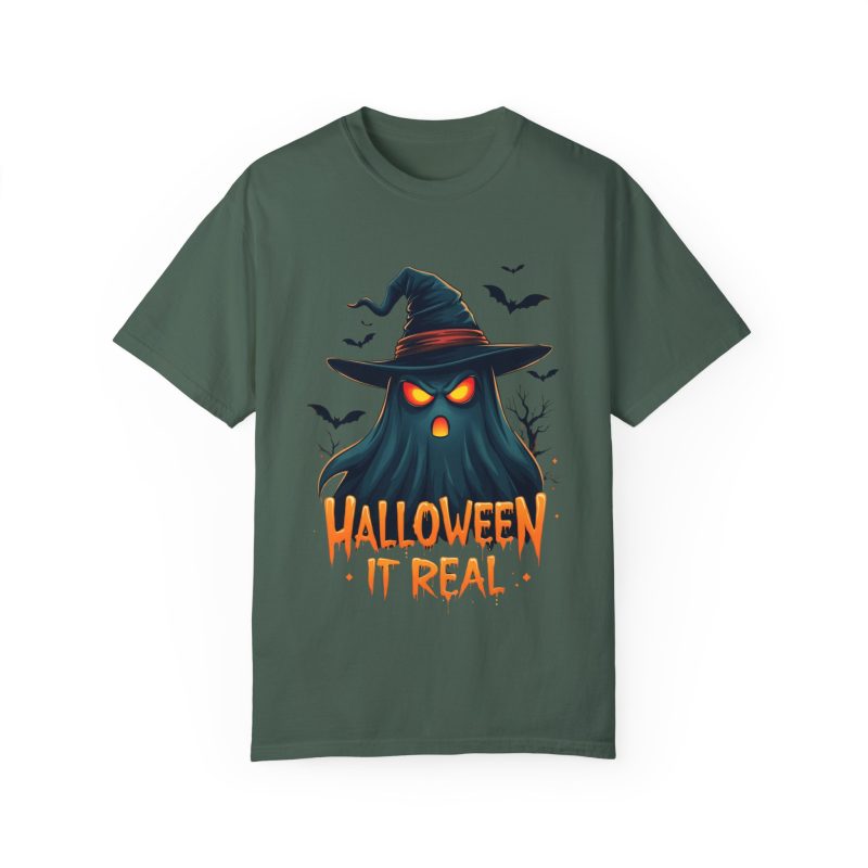 Halloween It Real Unisex Garment-Dyed T-shirt - Image 49