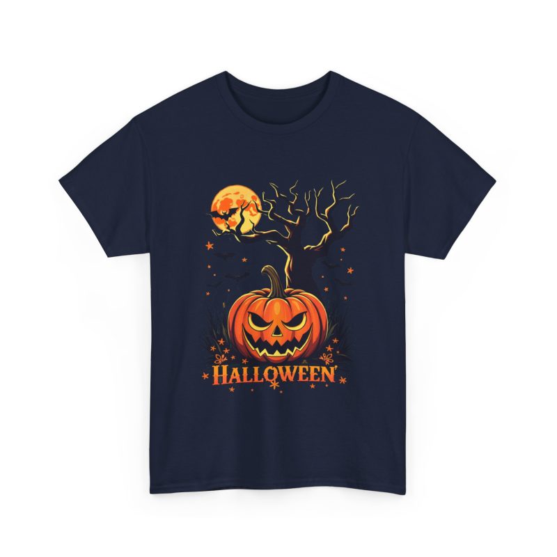 Pumpkin Party Halloween Unisex Heavy Cotton Tee - Image 39