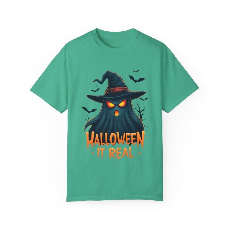 Halloween It Real Unisex Garment-Dyed T-shirt - Image 41