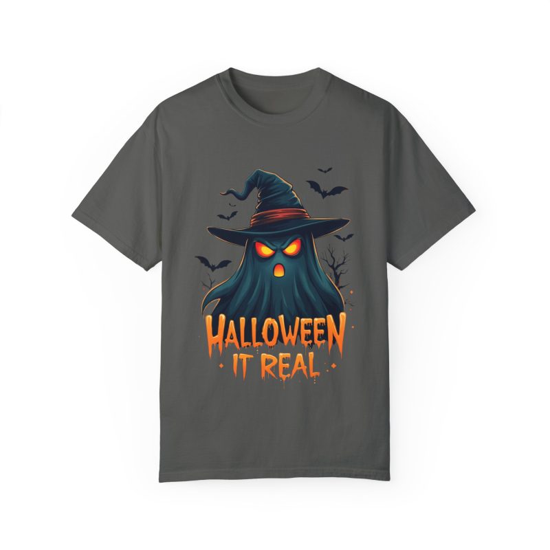 Halloween It Real Unisex Garment-Dyed T-shirt - Image 17