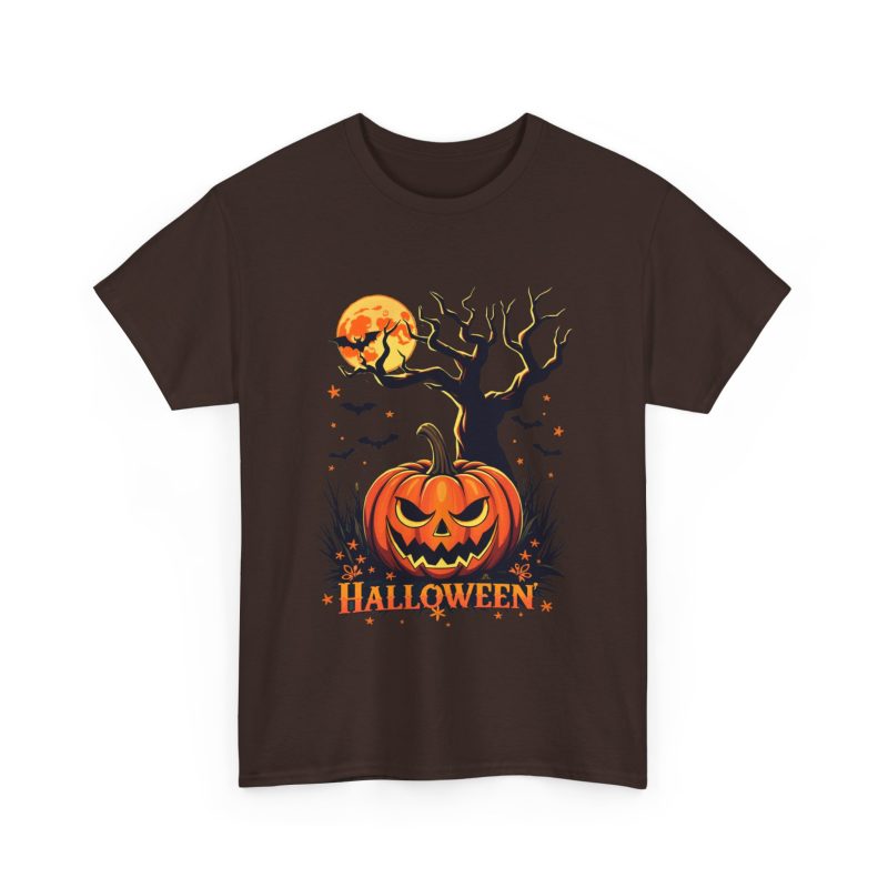 Pumpkin Party Halloween Unisex Heavy Cotton Tee - Image 15