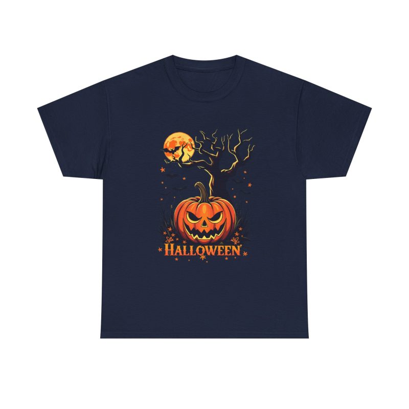 Pumpkin Party Halloween Unisex Heavy Cotton Tee - Image 37