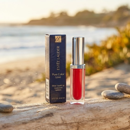 Estee Lauder Pure Color Love Shine Liquid Lip Color, 300 Mandarin Mash, 0.2 oz